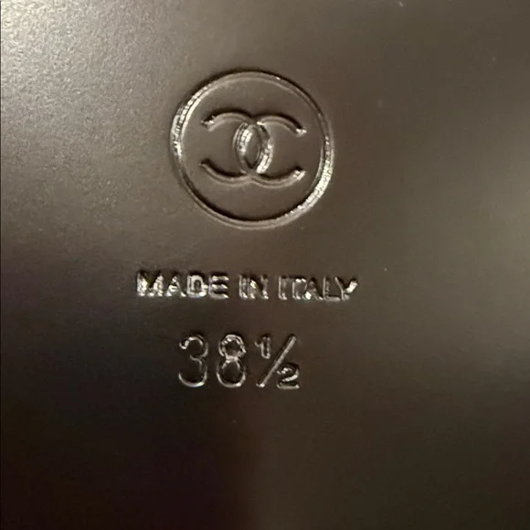 Chanel Dad Sandals chain CC logo Quilted leather sz 38.5 AUTHENTICATED! - Picture 12 of 17